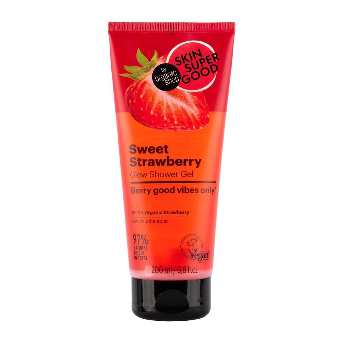 SKIN SUPER GOOD Sprchový gel Sladká jahoda 200 ml