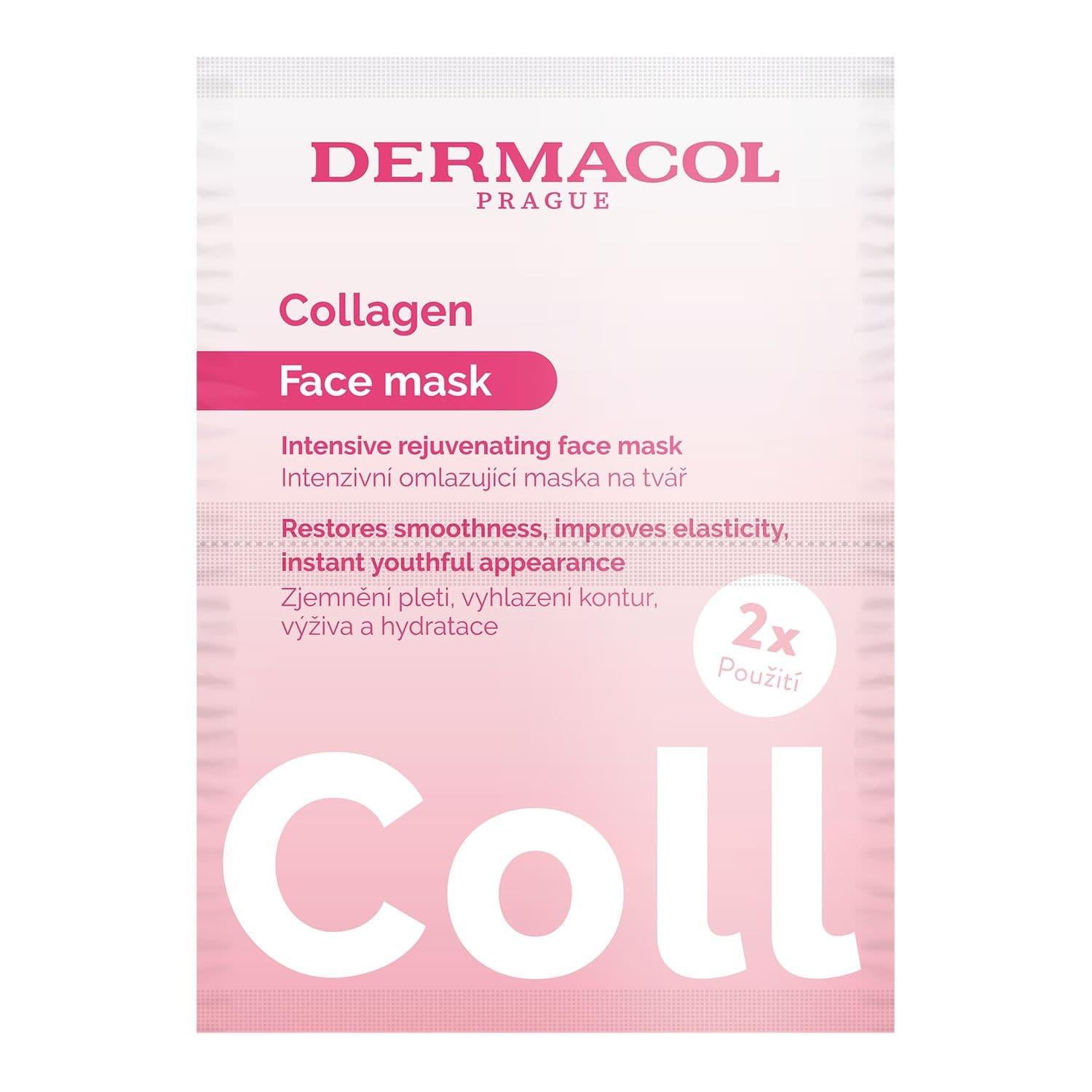 Collagen Intenzivní omlazující pleťová maska 2 x 8 ml