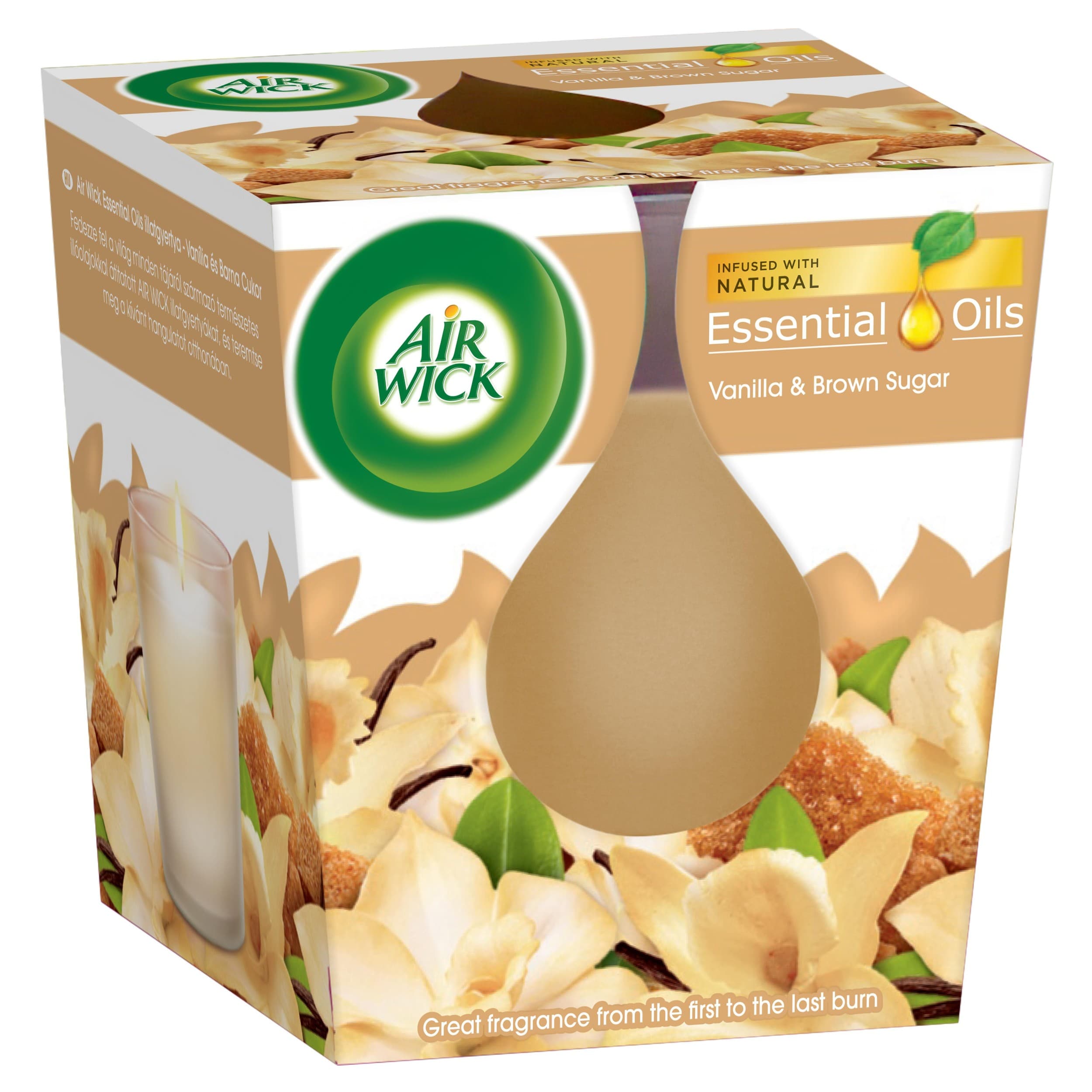 Air Wick svíčka - Vanilka a karamel 105 g