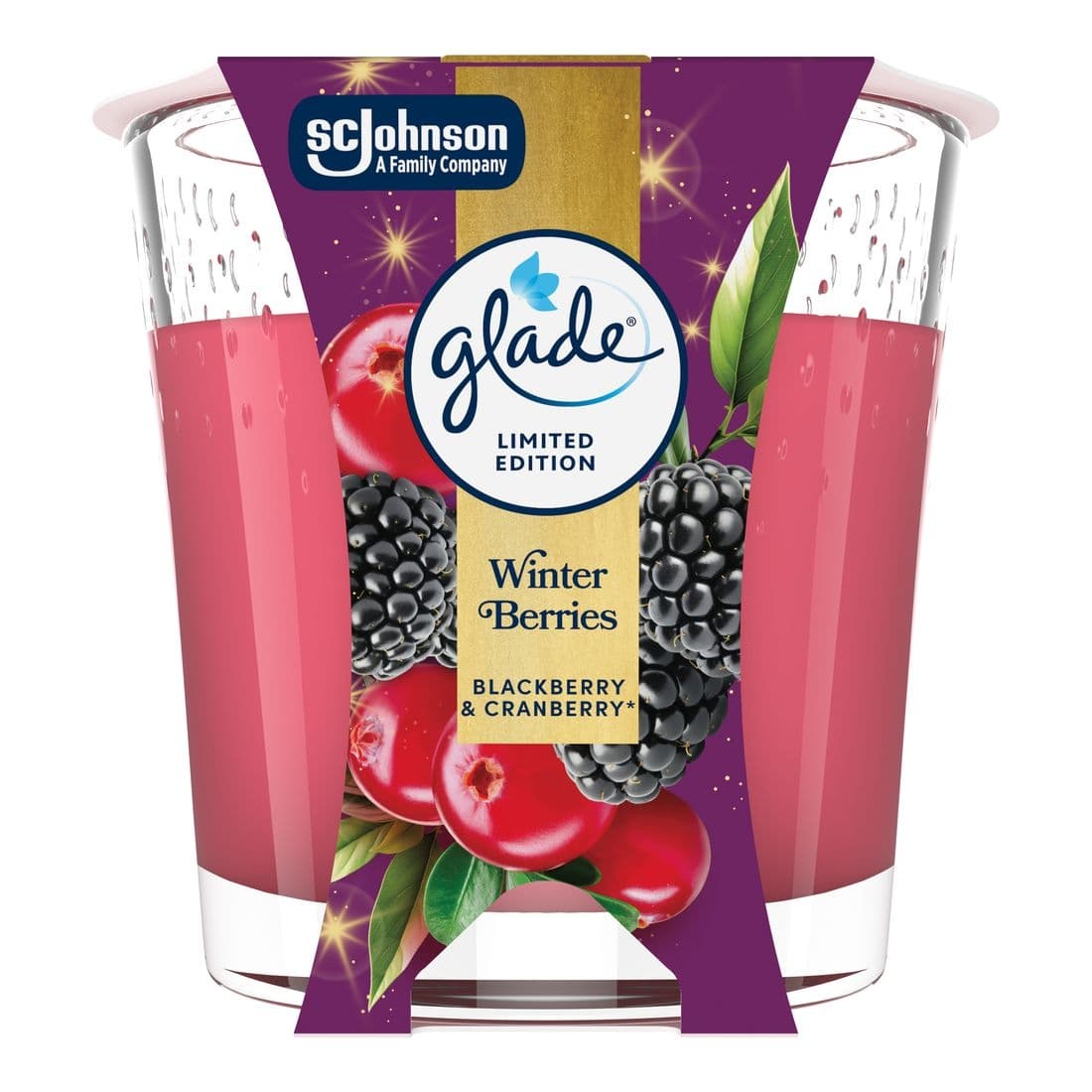 Glade® Candle - Winter Berries parfémovaná svíčka 112 g