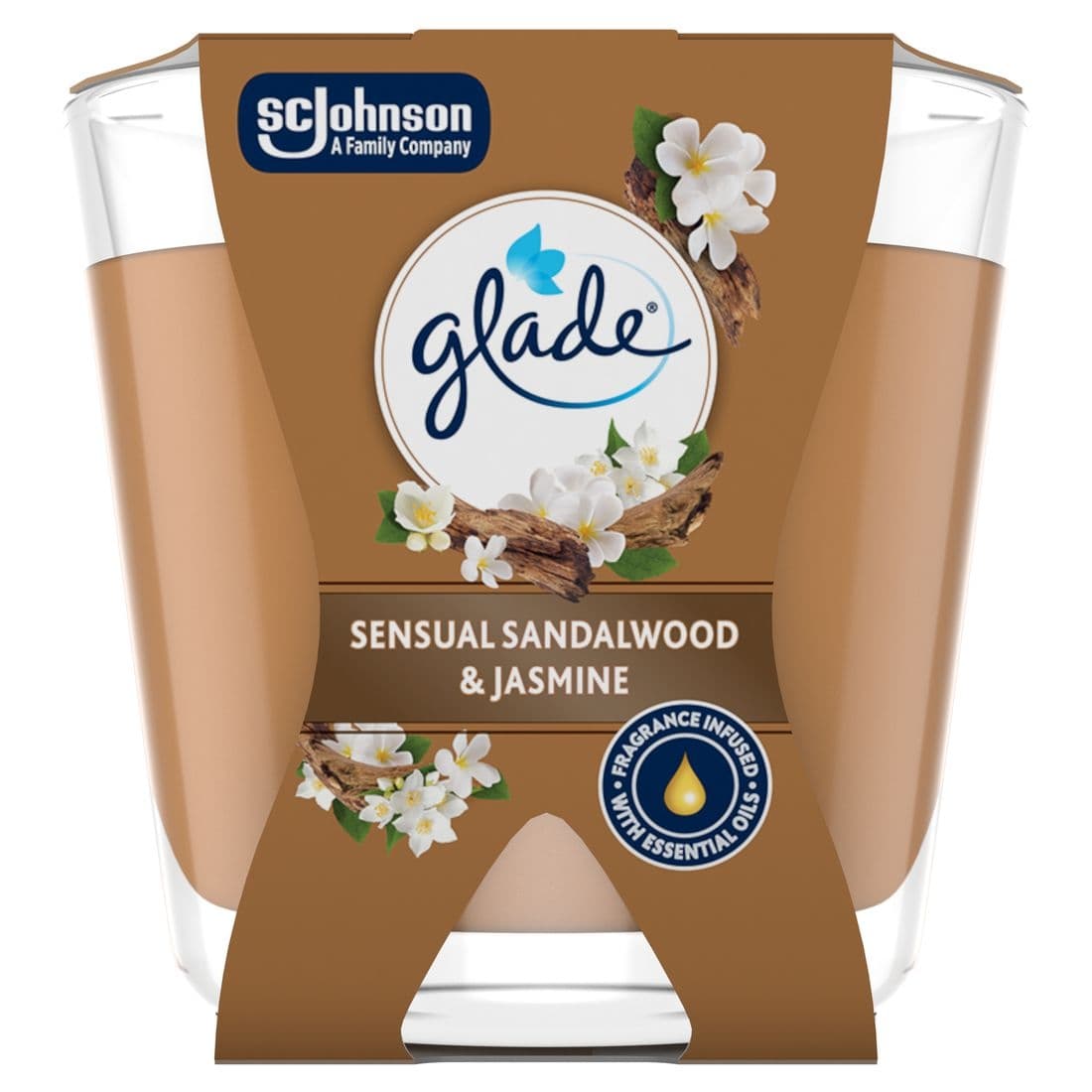 Glade® mini candle - Sensual Sandalwood & Jasmine 70g