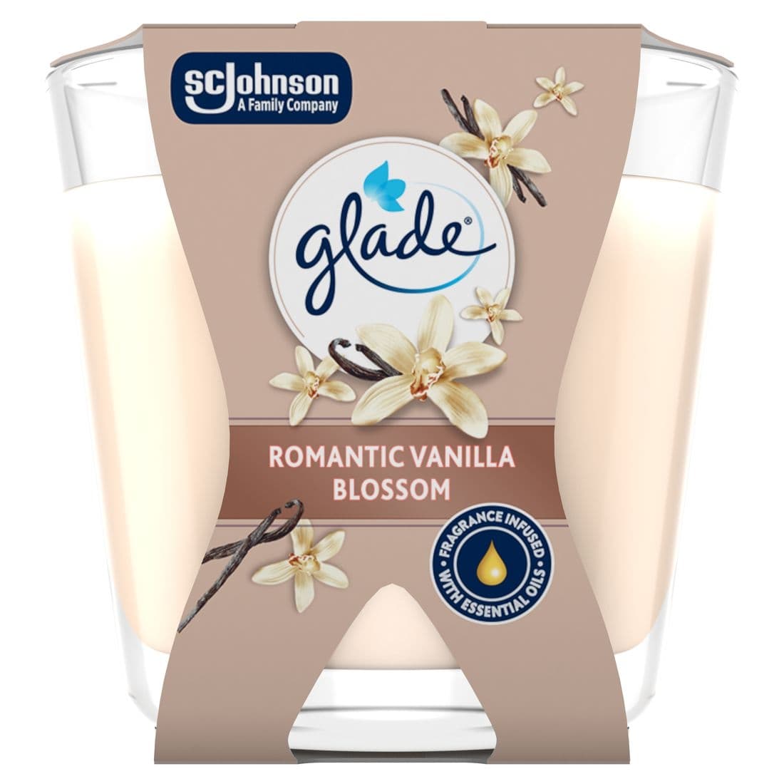 Glade® mini candle - Romantic Vanilla Blossom 70g