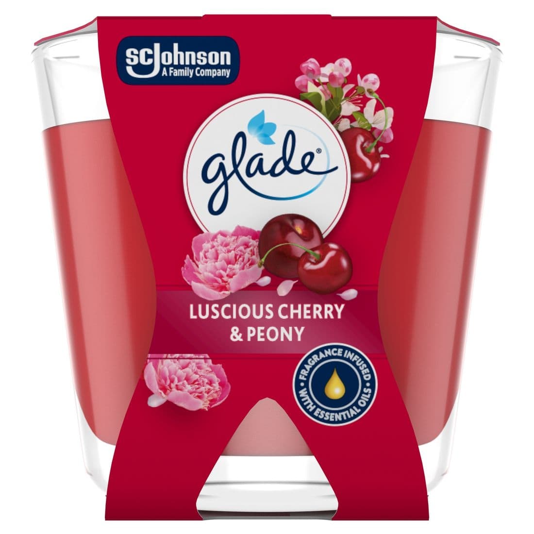 Glade Mini svicka Peony&Cherry 70g