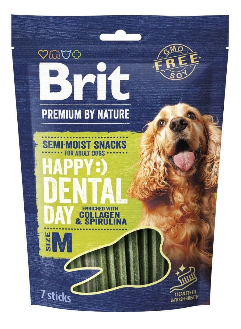 Brit Premium by Nature Dog Dental Snacks M, 7 pcs/180 g