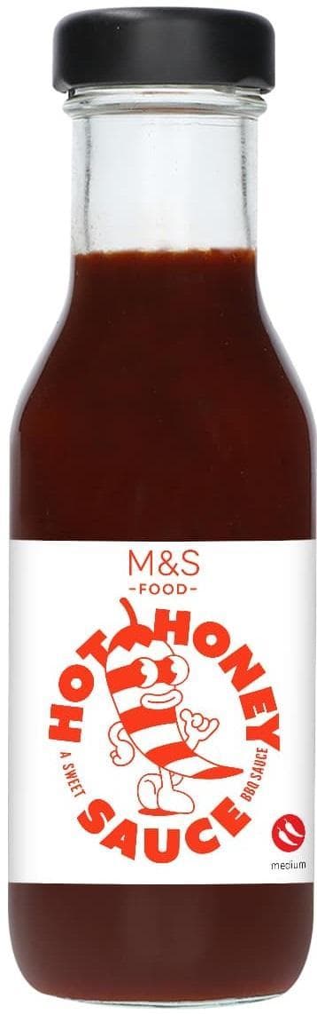 Marks & Spencer Medová omáčka s česnekem a uzenými chilli papričkami