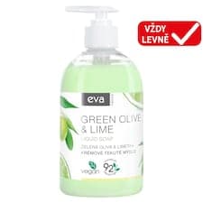 Eva Natura Krémové tekuté mýdlo zelená oliva & limetka 500ml