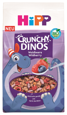 HiPP BIO křupavé Dino müsli Lesní ovoce