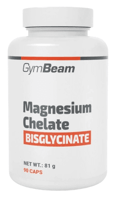 GymBeam Hořčík chelát (bisglycinát), 90 kapslí