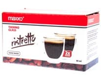 MAXXO Šálek Ristretto dvoustěnný 80 ml sklo 2 ks