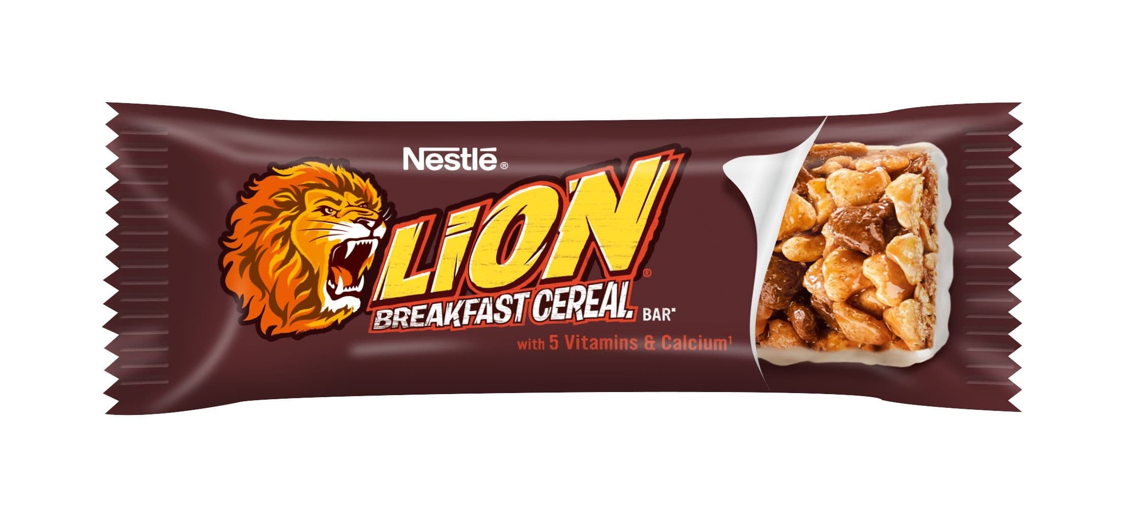 Nestlé Lion cereální tyčinka karamel a bílá poleva 25 g