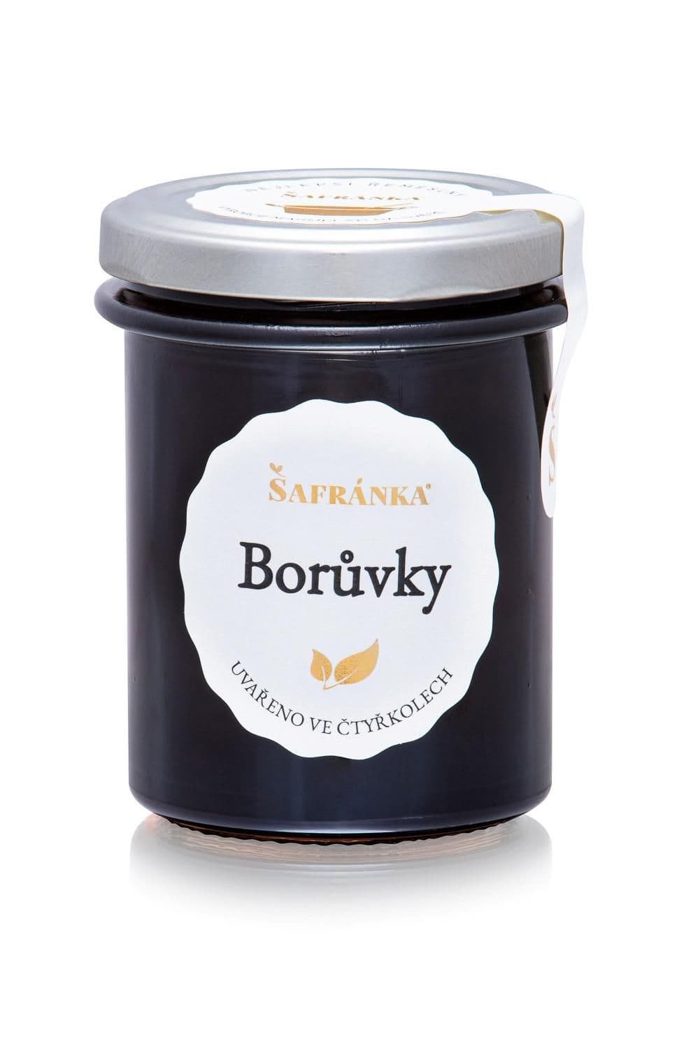 Šafránka Borůvky výběrový džem (extra) speciální 210 g