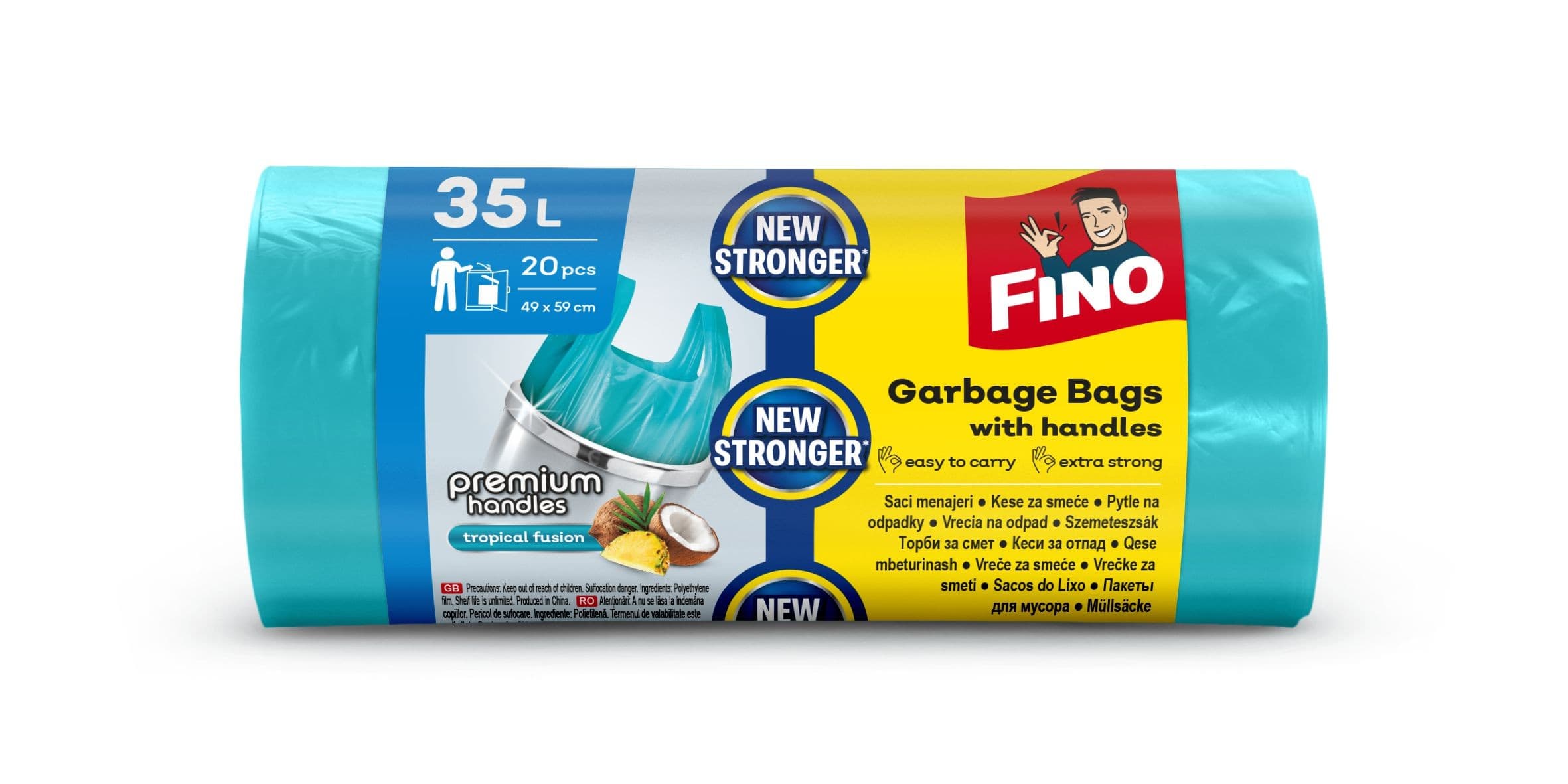 FINO HD Pytle Premium handles Aromatic 35L, 20 ks, 10 μm