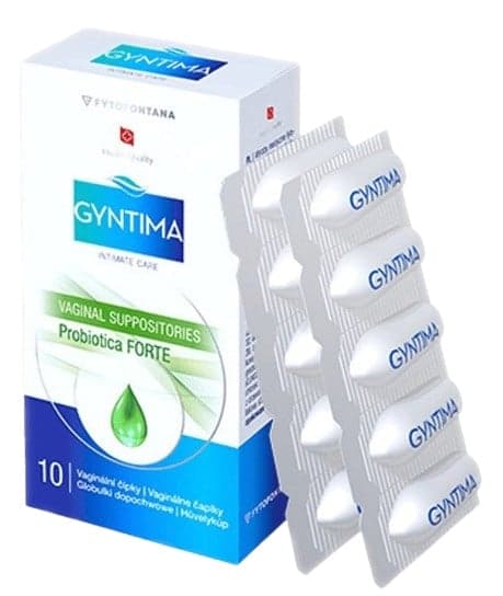 Fytofontana GYNTIMA Probiotica Forte vag.čípky10ks