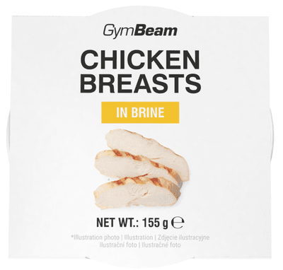 GymBeam Kuřecí prsa ve vlastní šťávě