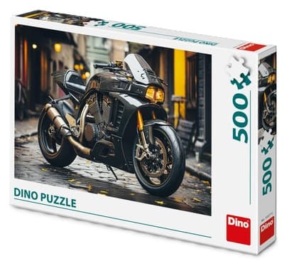 Dino Toys Motocykl puzzle, 500 dílků