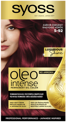 Syoss Oleo Intense Permanentní barva na vlasy 5-92 Zářivě červená