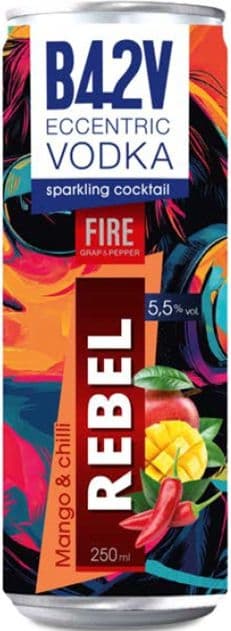 B42V Eccentric Vodka Fire Mango chilli 5,5% 0,25l