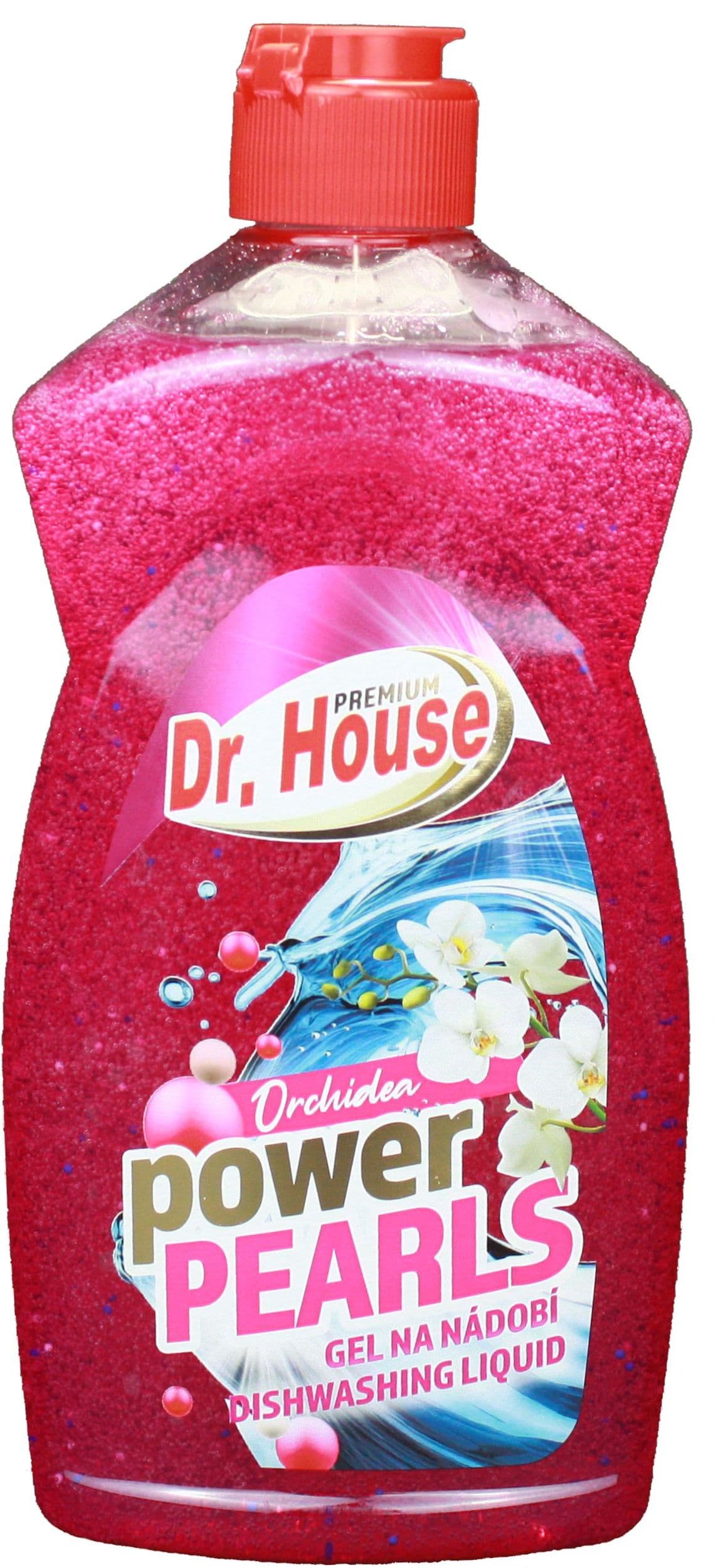 Dr. House Premium Power pearls Orchidea gel na nádobí 500 ml