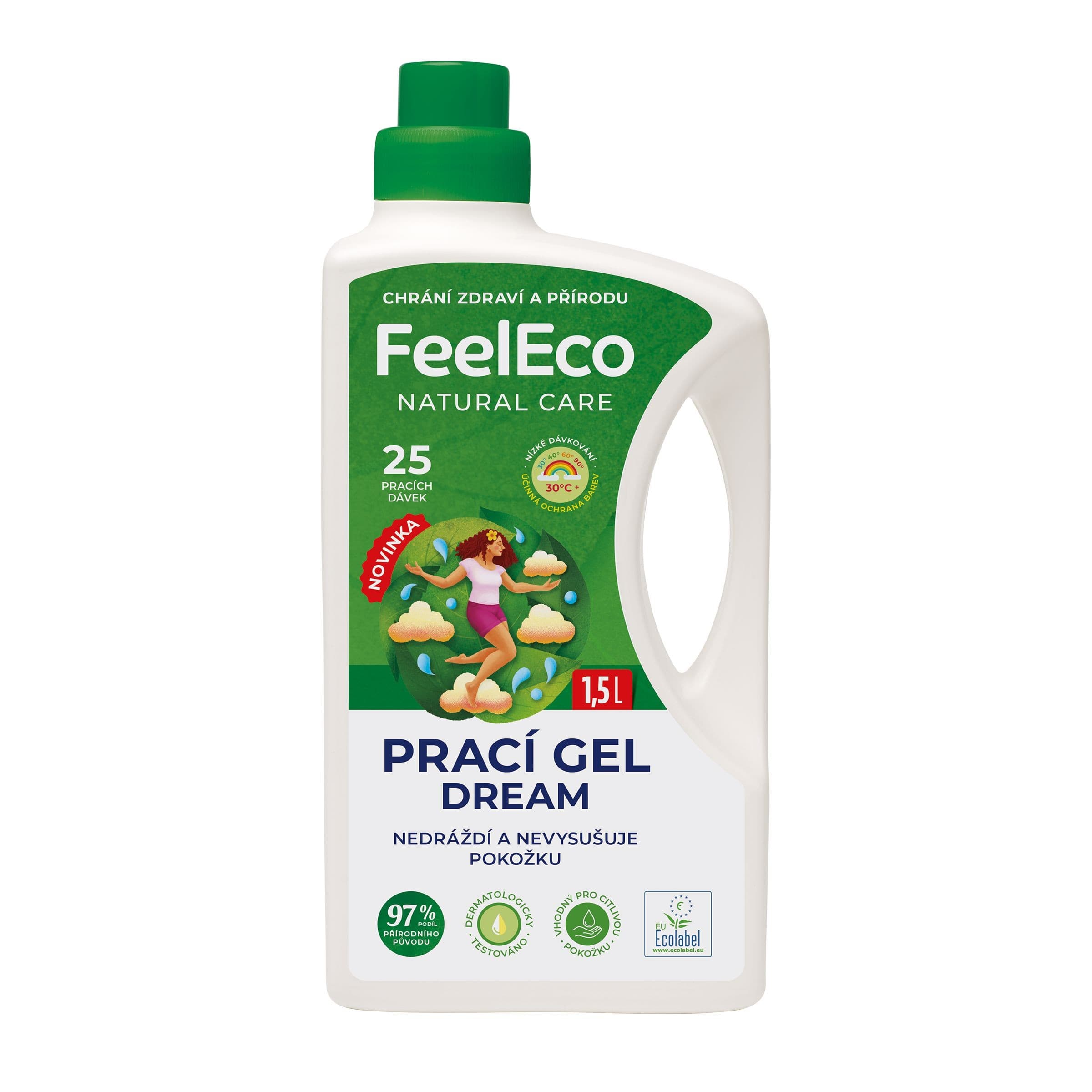 FeelEco Prací gel Dream 1,5 l, 25 pracích dávek