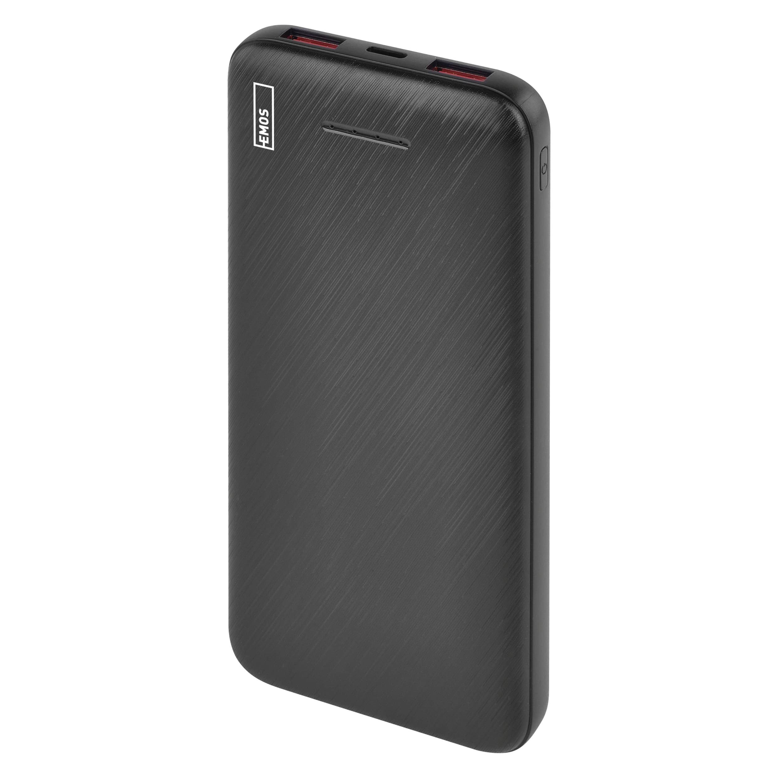 Emos Powerbanka EMOS AlphaQ3, 10 000 mAh, 22,5 W, černá