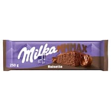 Milka čokoláda Mmmaxx Noisette mléčná s lískooříškovou pastou 250g