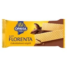 Opavia oplatky Zlaté Florenta čokoládová náplň 112g