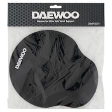 Daewoo Podložka pod myš s měkkou podpěrou zápěstí DIMPG001 245 x 220 x 2,2 mm