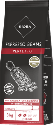 Rioba XXL Gold 80% Arabica káva zrno