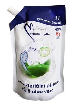 Miléne Antibakteriální tekuté mýdlo Aloe vera, náhradní náplň