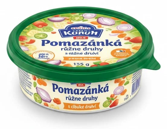 Pomazánka různé druhy