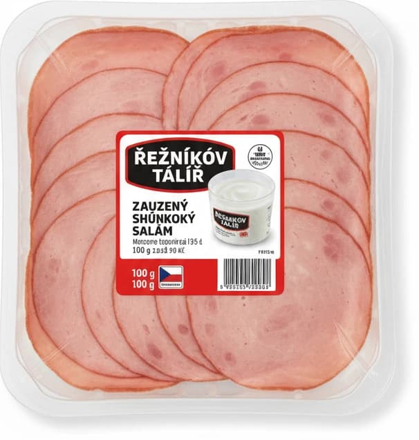 Zauzený šunkový salám Řezníkův talíř