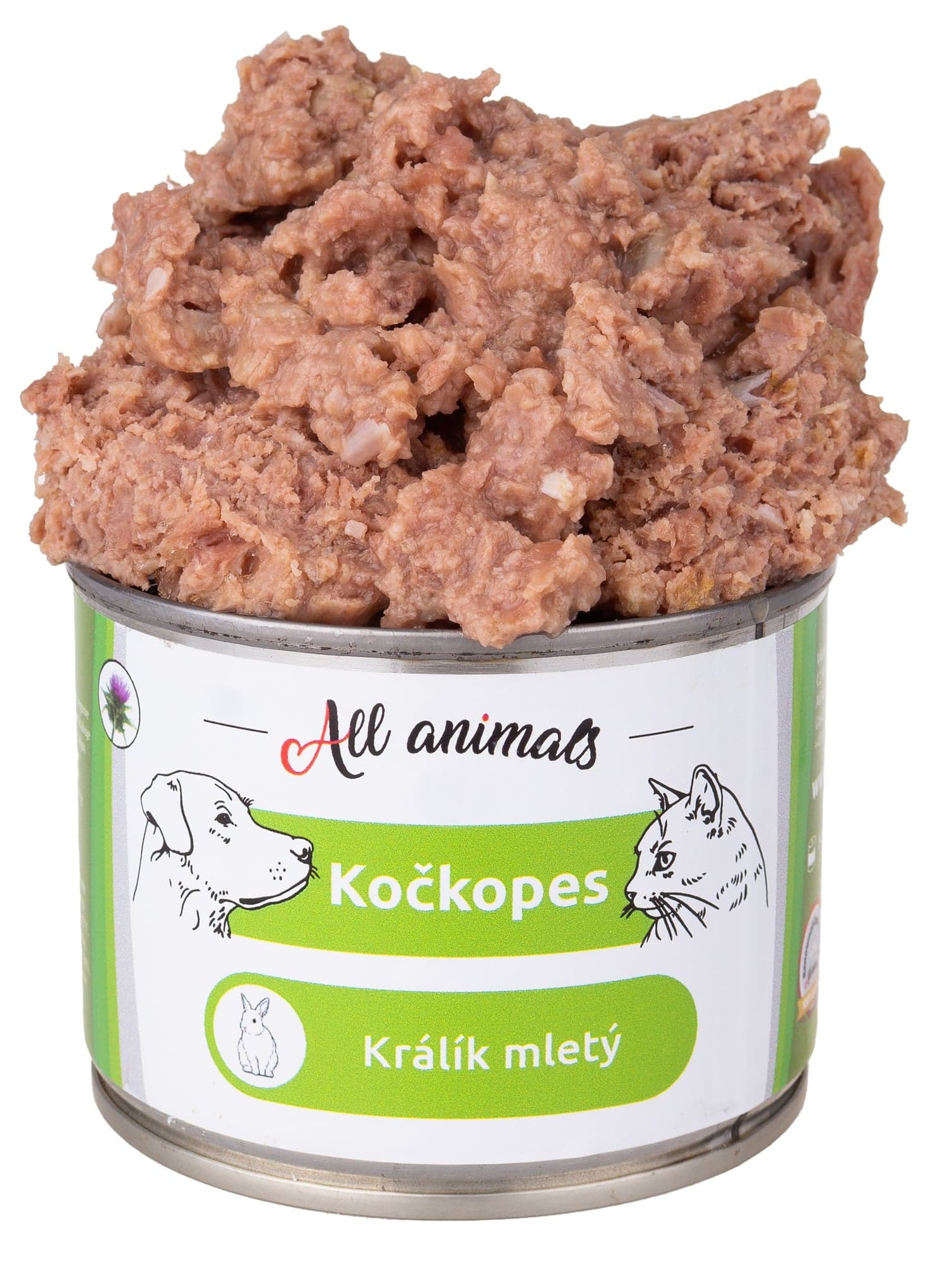 All Animals Kočkopes Mletý králík konzerva