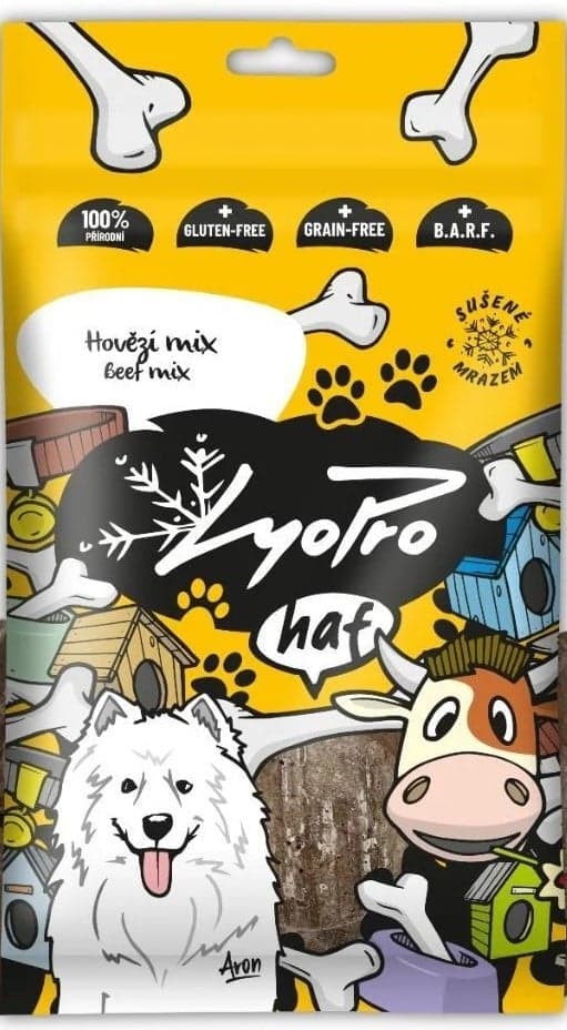 Lyopro Hovězí mix pamlsků pro psy