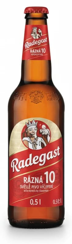 Radegast Rázná 10 světlé pivo výčepní
