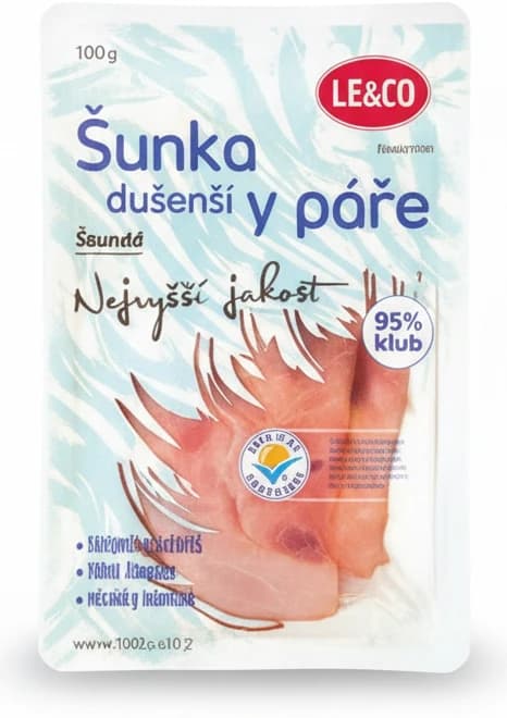 Šunka nejvyšší jakosti dušená v páře