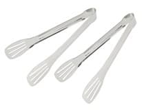 METRO PROFESSIONAL Kleště servírovací perforované 22 cm nerez 2 ks