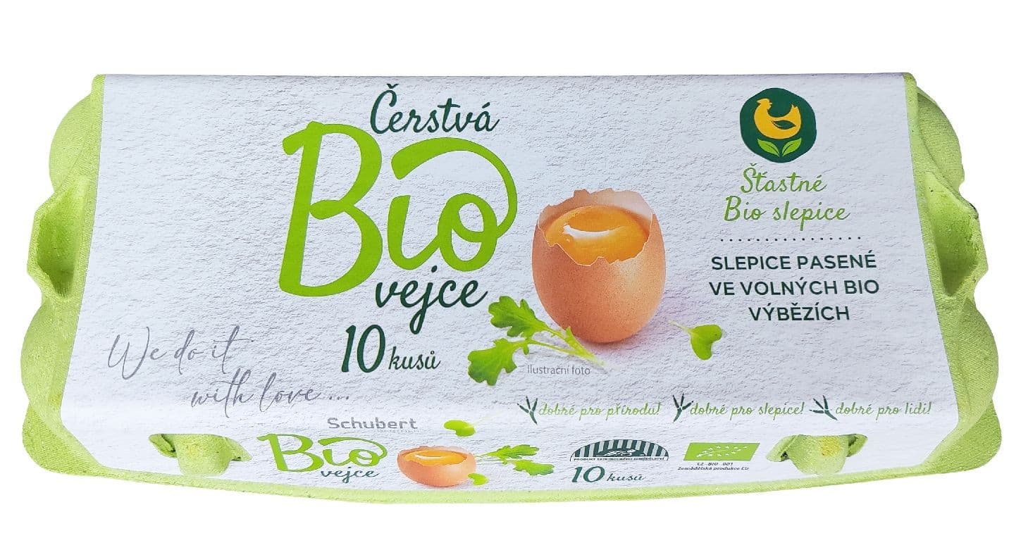 Bio vejce 10 kusů