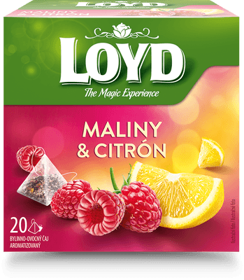 Loyd Čaj malina/citron pyramidový