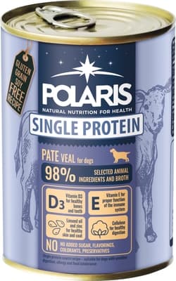 Polaris Single Protein Paté konzerva pro psy telecí