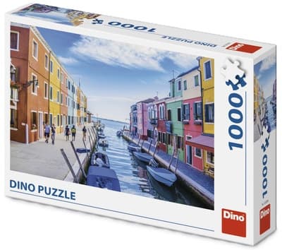 Dino Toys Kanál v Benátkách puzzle, 1000 dílků