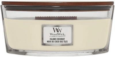 Wood Wick Island Coconut Vonná svíčka loď se dřevěným knotem