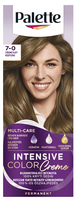 Schwarzkopf Palette Intensive Color Creme permanentní barva na vlasy 7-0 Středně plavý