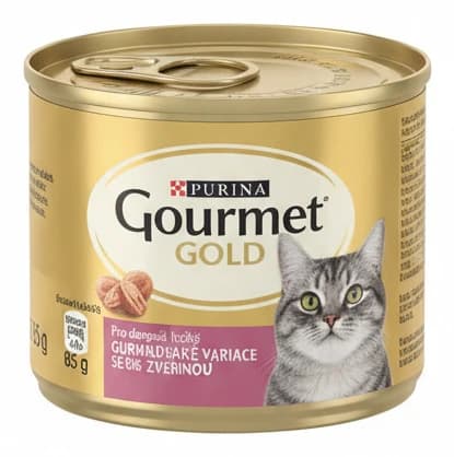 Konzervy pro kočky Gourmet Gold