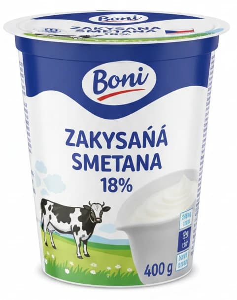 Zakysaná smetana 18% Karlova Koruna
