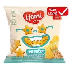 HAMI hvězdičky kukuřice-quinoa s ananasem 20 g