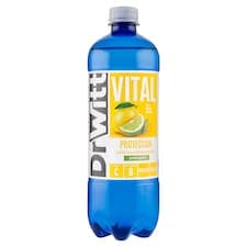DrWitt Vital Protection funkční ochucená minerální voda příchuť citron limetka jemně sycená 750ml