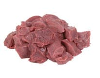 Libové kostky hovězí ořech 5 x 5 cm volně ložené chlaz. váž. cca 8 kg vlastní výroba