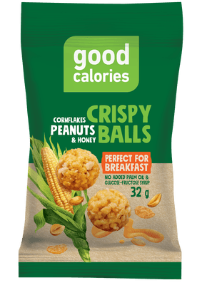 good calories Křupavé kuličky, arašídy s medem