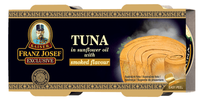 Franz Josef Kaiser Tuňák steak v rostlinném oleji s uzenou příchutí 2x80g