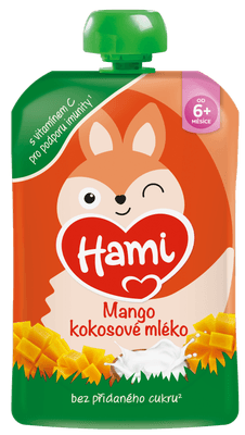 Hami Příkrm Mango a kokosové mléko